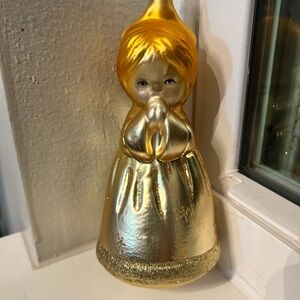 Vintage Gold Angel ornament